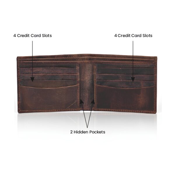Men’s leather wallet – premium quality, compact design