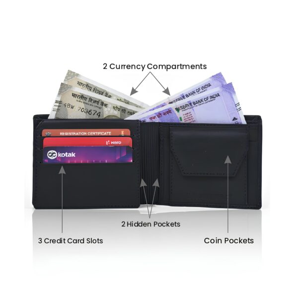 Men’s leather wallet – premium quality, compact design