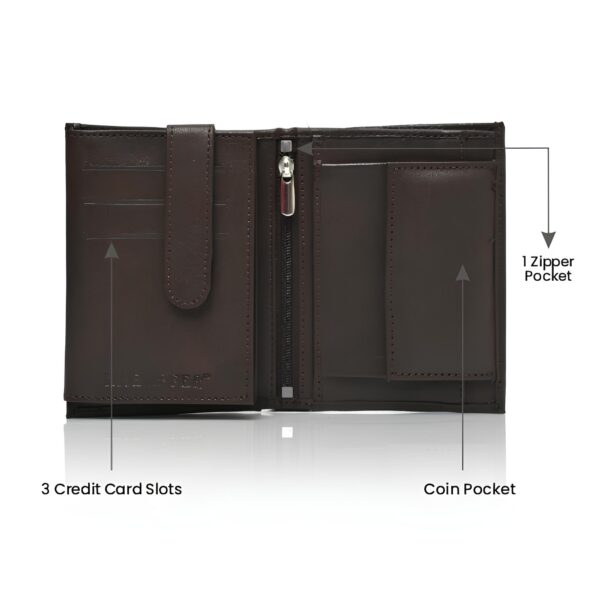 Men’s leather wallet – premium quality, compact design