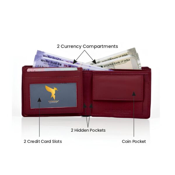 Men’s leather wallet – premium quality, compact design