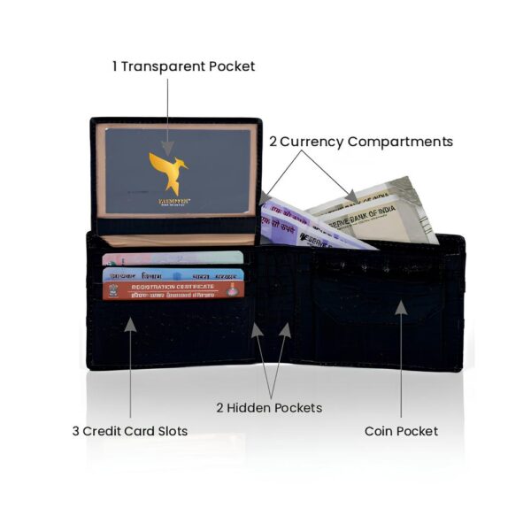 Men’s leather wallet – premium quality, compact design