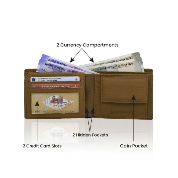 Men’s leather wallet – premium quality, compact design