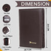 Leather folder for documents – professional business file organizer