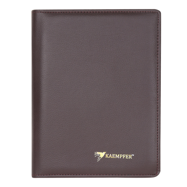 Leather folder for documents – professional business file organizer
