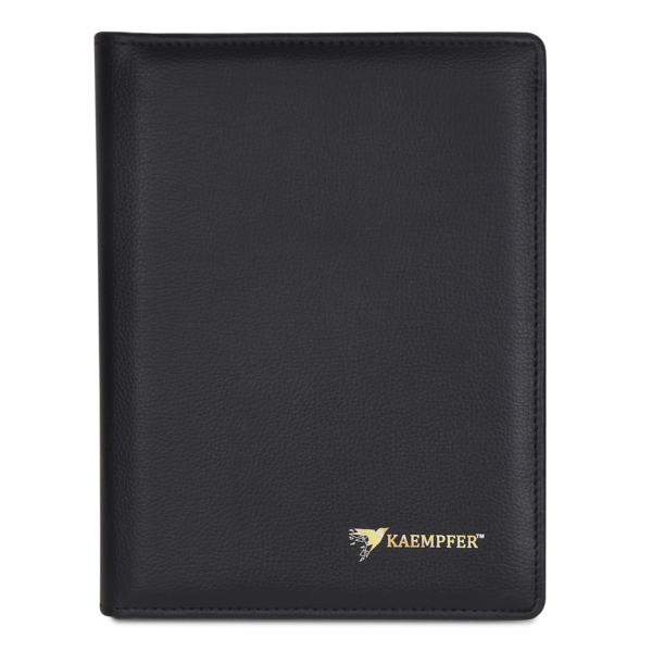 Leather folder for documents – professional business file organizer