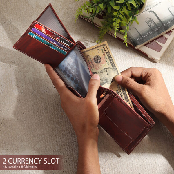 Men’s leather wallet – premium quality, compact design