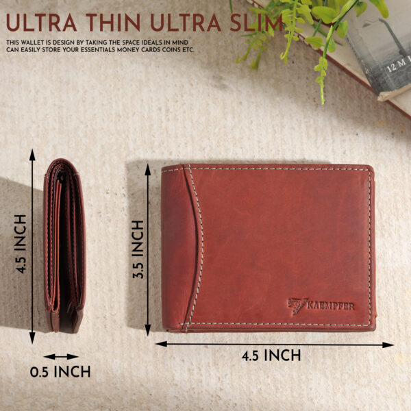 Men’s leather wallet – premium quality, compact design