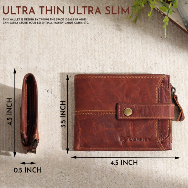 Men’s leather wallet – premium quality, compact design
