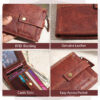 Men’s leather wallet – premium quality, compact design