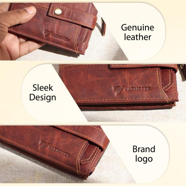 Men’s leather wallet – premium quality, compact design