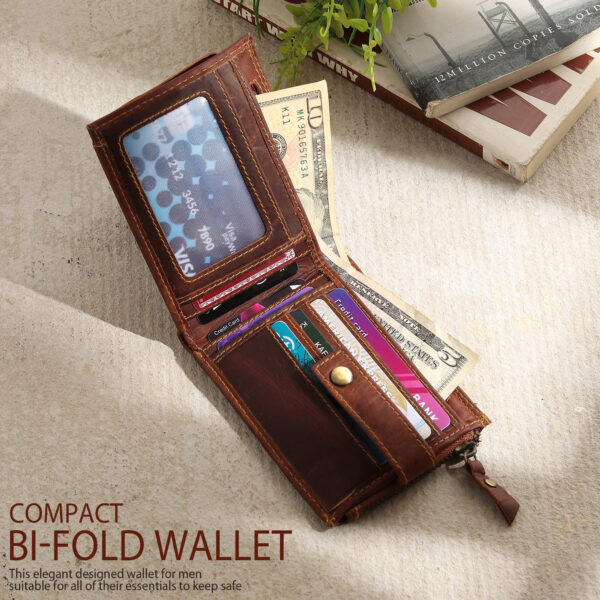 Men’s leather wallet – premium quality, compact design