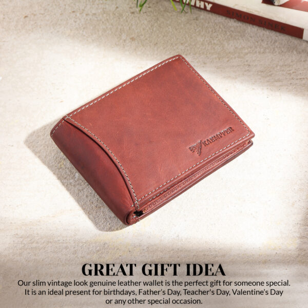 Men’s leather wallet – premium quality, compact design