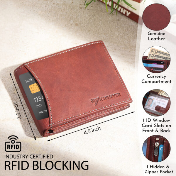 Men’s leather wallet – premium quality, compact design