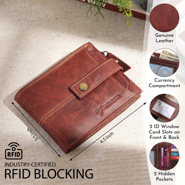 Men’s leather wallet – premium quality, compact design